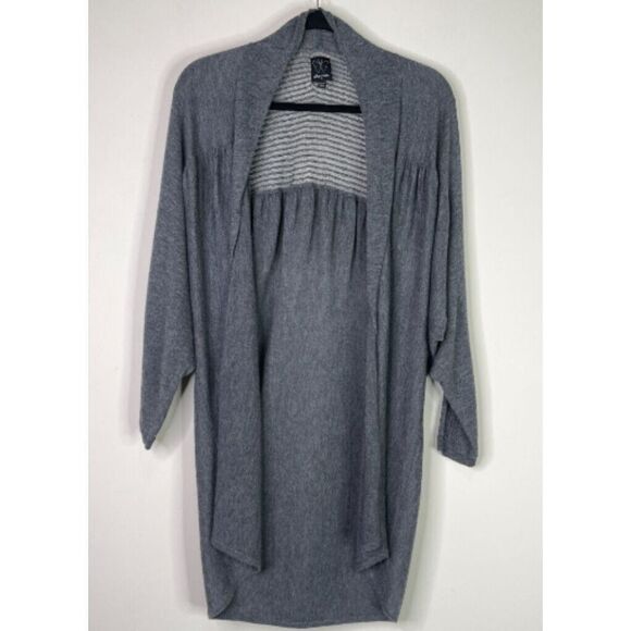 Ella Moss Wool Blend Open Front Lightweight Cardigan Women's Size Medium - Picture 9 of 9